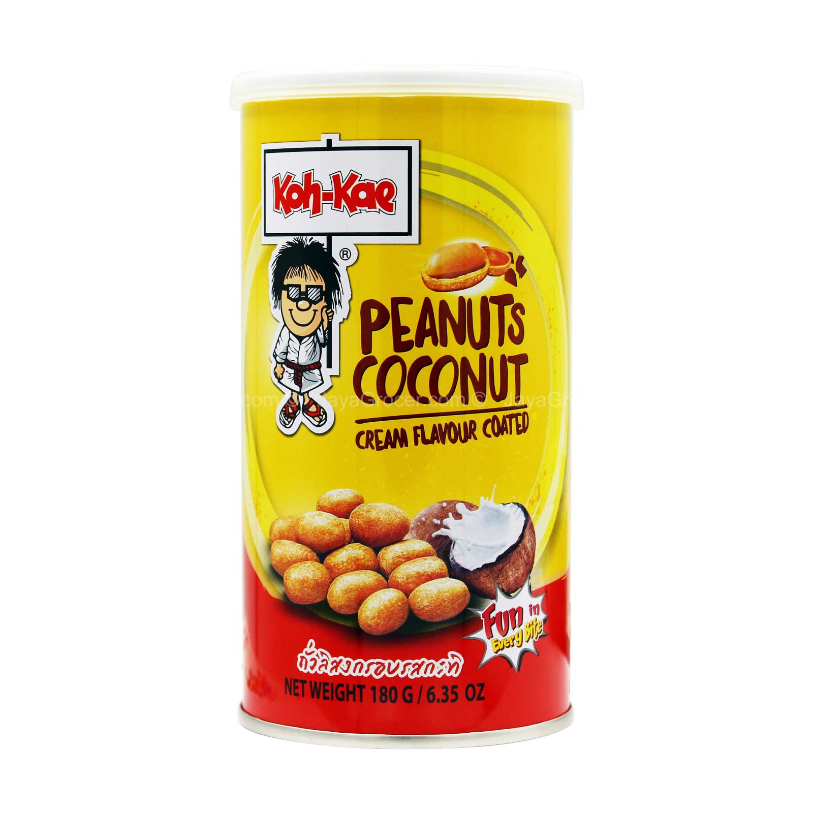 KOH-KAE COCONUT CREAM FLAVOUR COATED PEANUTS 180G | ONESHOP - Shop ...