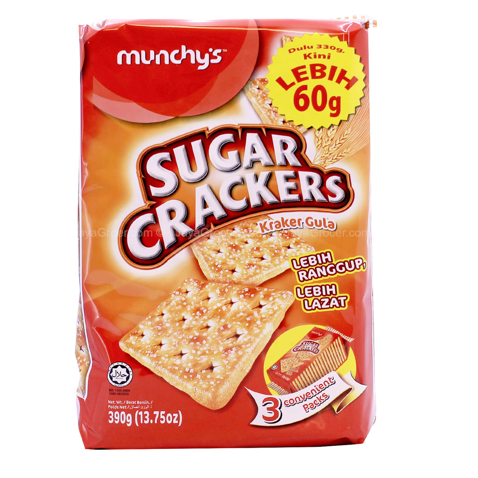 MUNCHY'S SUGAR CRACKERS 390G | ONESHOP - Shop 1Utama Online